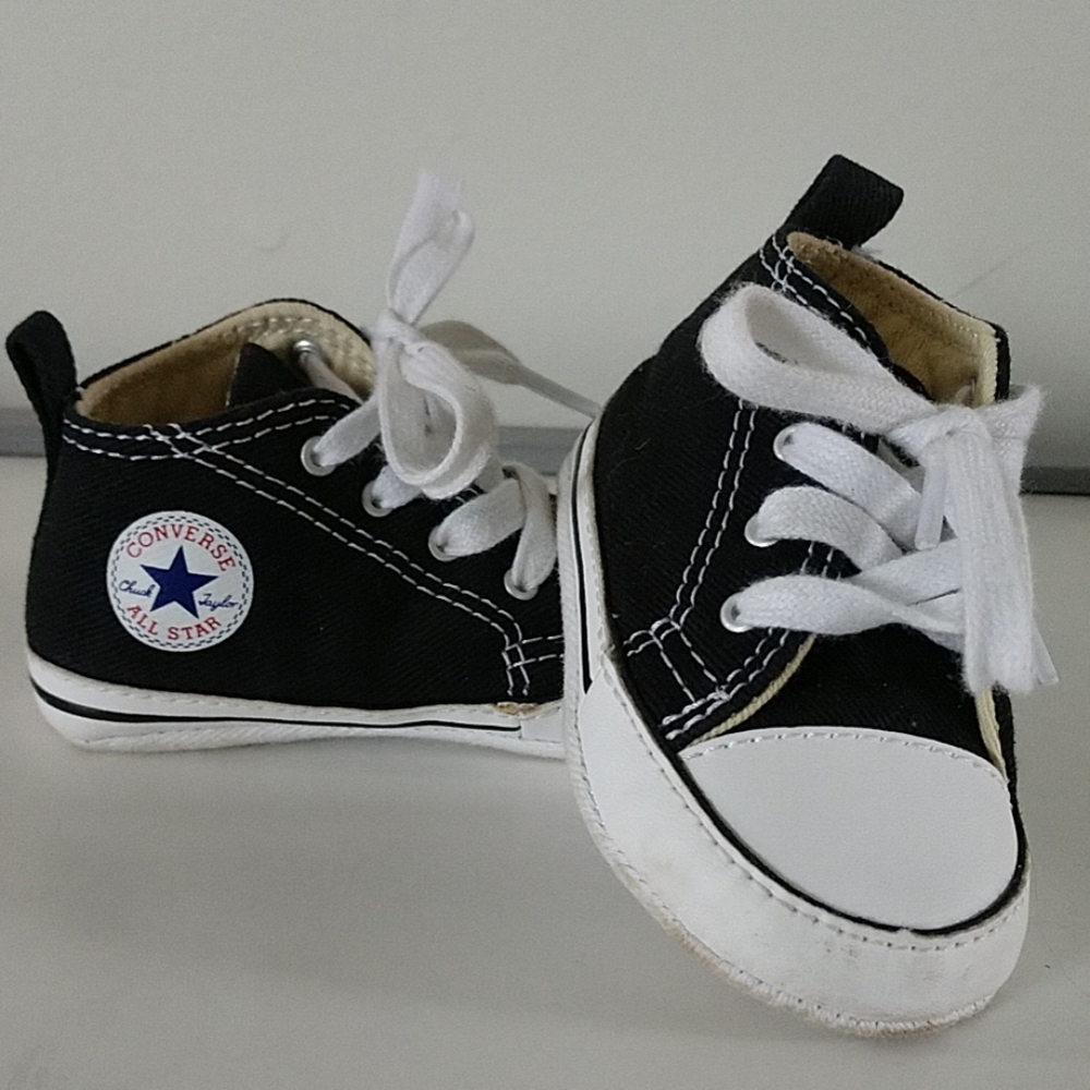Black Converse All Star Baby Sneakers